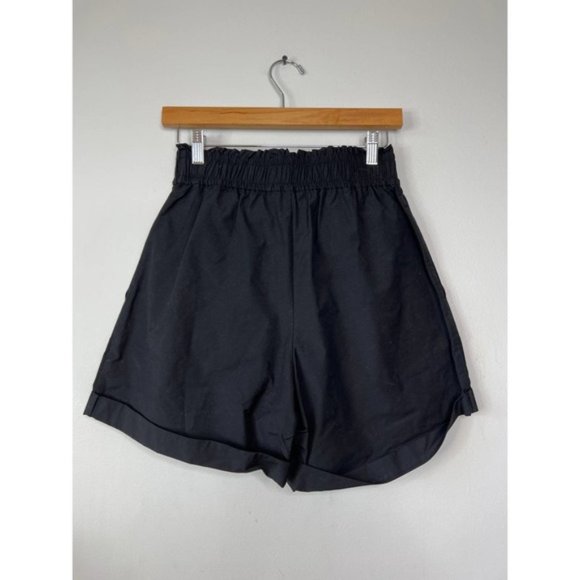A.L.C Kaleb Pull On High Rise Fixed Cuff Shorts Women's Black Size: Small NWT - Picture 6 of 7